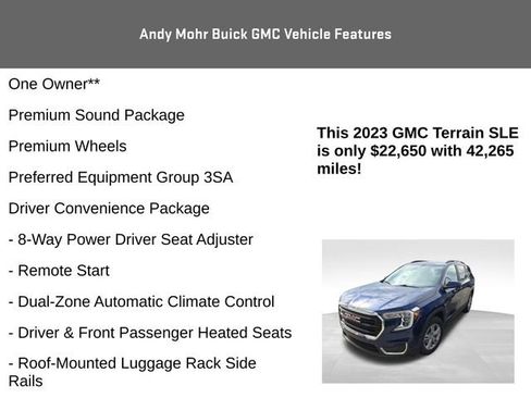 Used 2023 GMC Terrain SLE w/ Driver Convenience Package FWD image 8