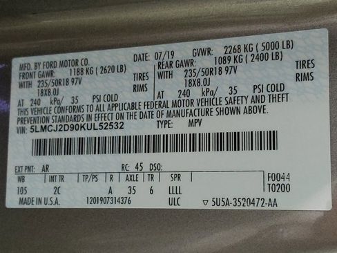 Used 2019 Lincoln MKC Select w/ MKC Climate Package AWD/4WD image 33