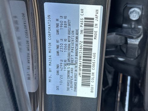 Used 2021 MAZDA MAZDA3 AWD 2.5 Turbo Sedan image 56