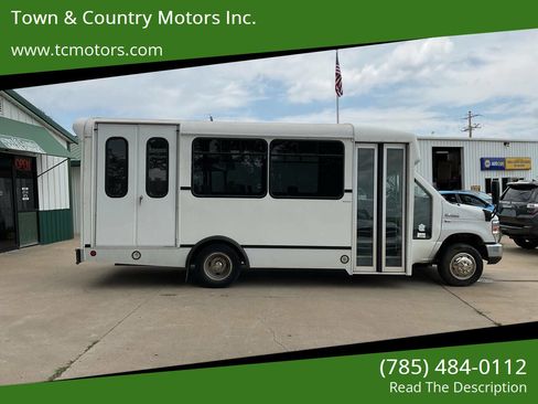 Used 2013 Ford E-350 and Econoline 350 Super Duty w/ Shuttle Bus Prep Pkg image 1