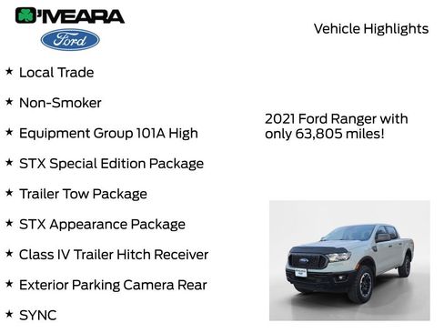 Used 2021 Ford Ranger XL w/ Equipment Group 101A High image 8