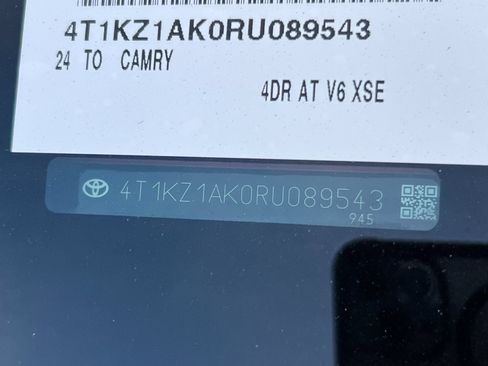 Used 2024 Toyota Camry XSE w/ Navigation Package FWD image 2