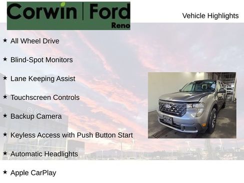 Used 2025 Ford Maverick XLT w/ Equipment Group 302A AWD/4WD image 6