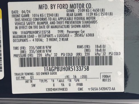 Used 2024 Ford Mustang Premium RWD image 27