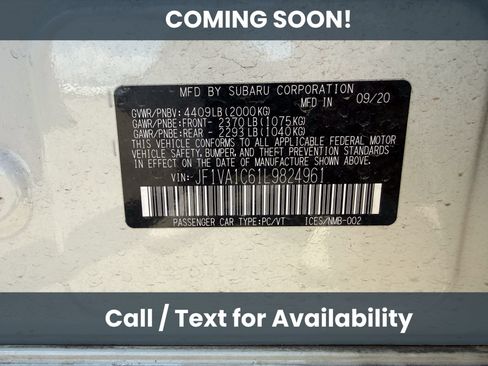 Used 2020 Subaru WRX Premium AWD/4WD image 12