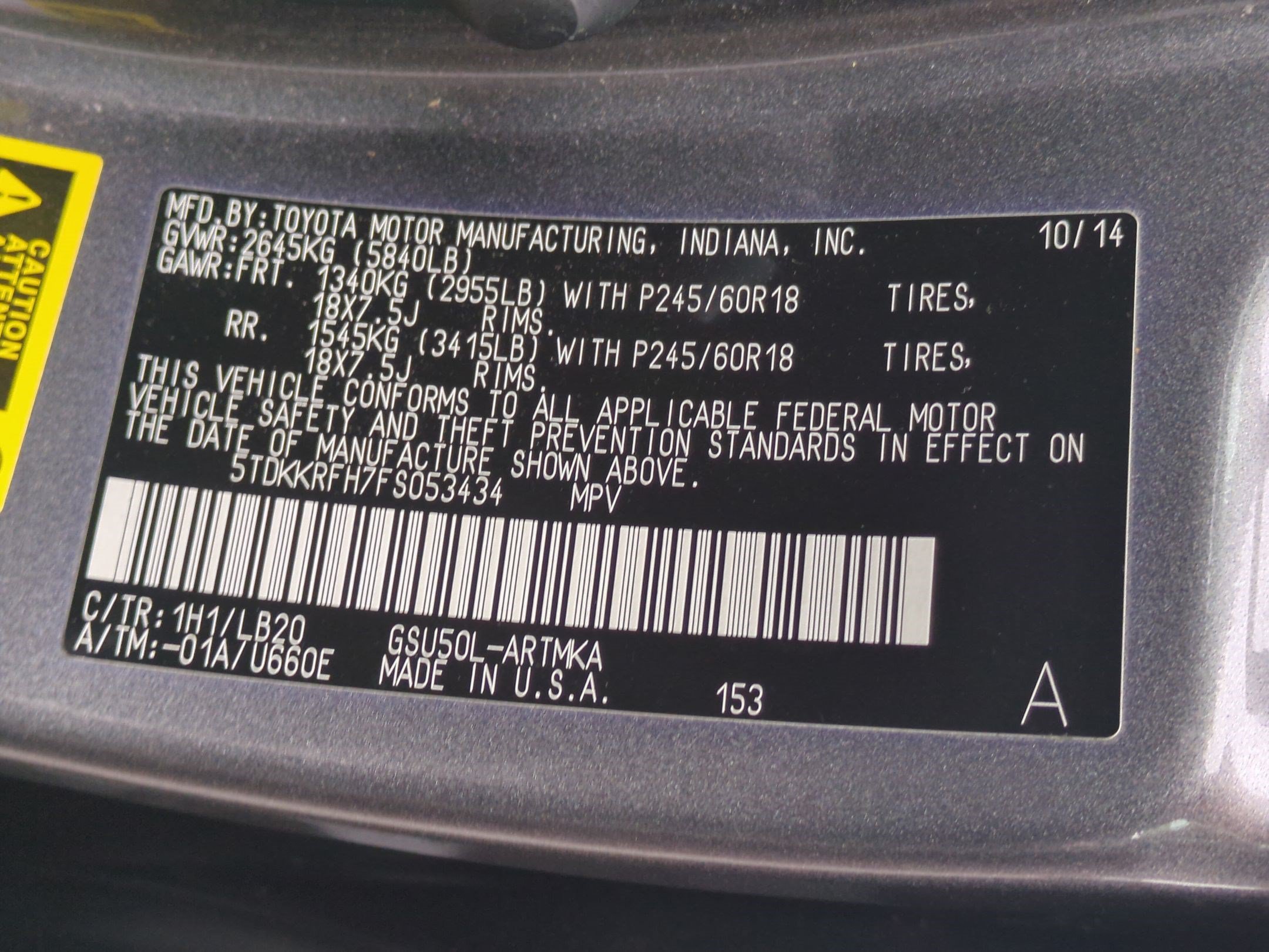 Used 2015 Toyota Highlander XLE FWD image 34