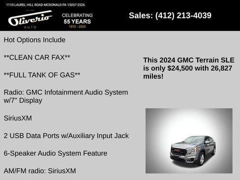 Used 2024 GMC Terrain SLE image 5