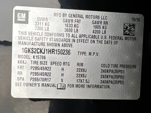 Used 2017 GMC Yukon Denali w/ Open Road Package image 63