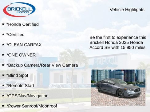 Used 2025 Honda Accord SE image 9