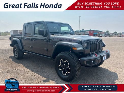 Used 2020 Jeep Gladiator Rubicon w/ Advanced Safety Group AWD/4WD image 1