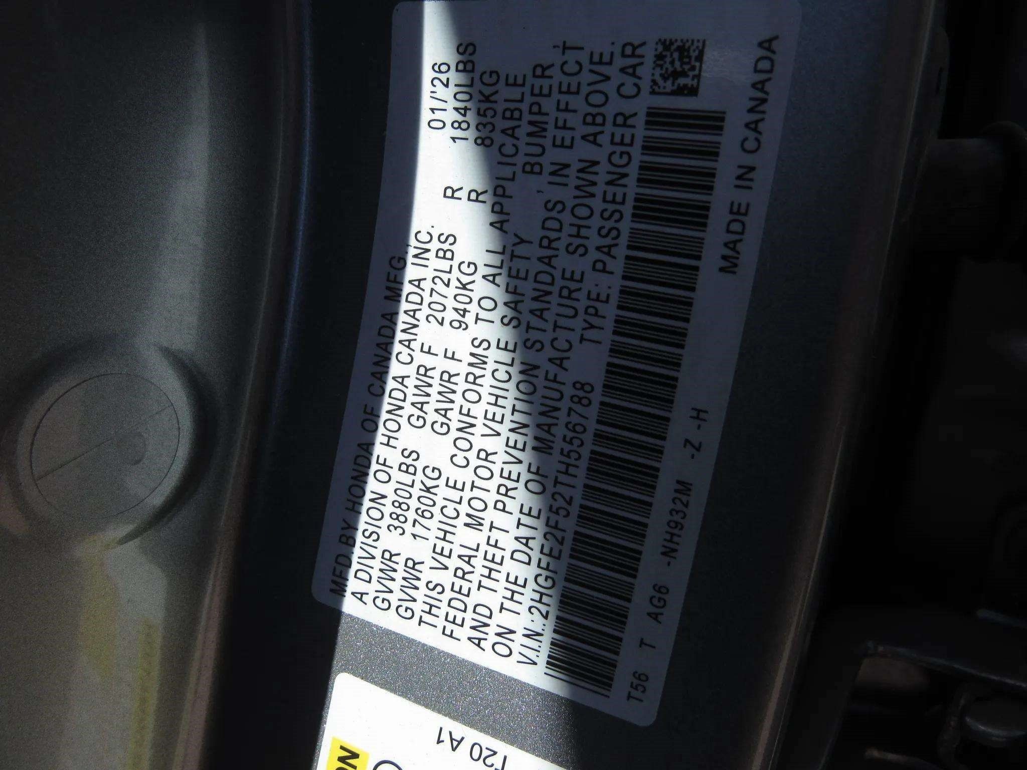 Used 2026 Honda Civic Sport image 6