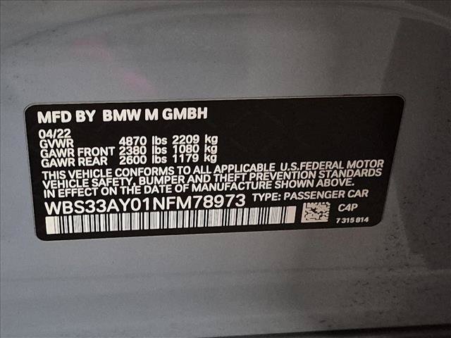 Used 2022 BMW M3 Competition w/ Executive Package RWD image 17
