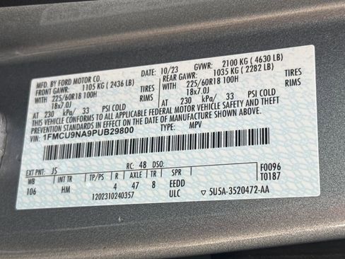 Used 2023 Ford Escape ST-Line Select w/ Tech Pack #2 image 33