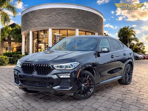 Used 2021 BMW X6 M50i w/ Executive Package AWD/4WD image 1