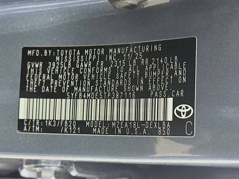 Used 2026 Toyota Corolla LE image 12