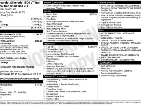 Used 2024 Chevrolet Silverado 1500 LT Trail Boss w/ Convenience Package II AWD/4WD image 6
