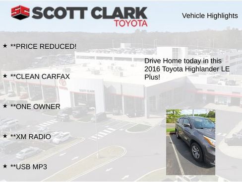 Used 2016 Toyota Highlander Plus AWD/4WD image 9