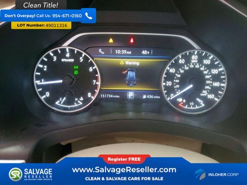 Used 2017 Nissan Murano SL w/ SL Technology Package image 12