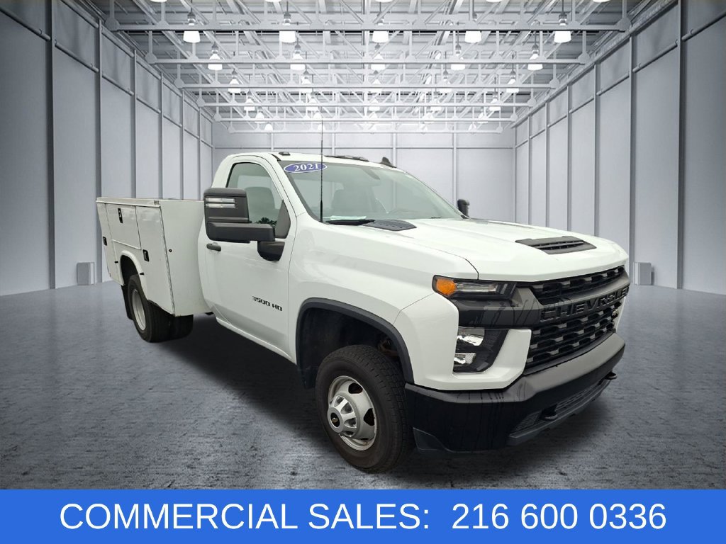 Used 2021 Chevrolet Silverado 3500 W/T w/ WT Fleet Convenience Package RWD image 1