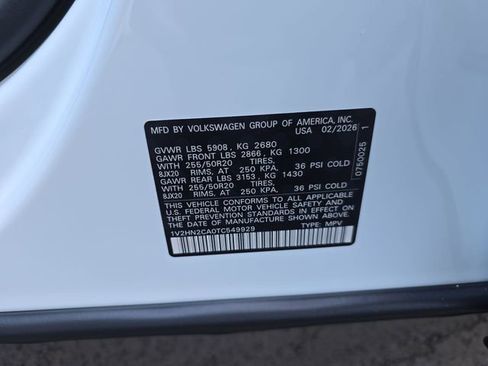 New 2026 Volkswagen Atlas SE AWD/4WD image 30