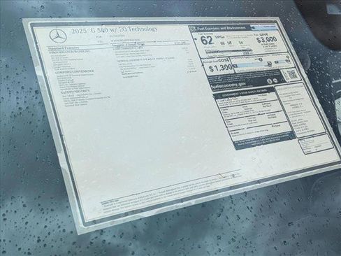 New 2025 Mercedes-Benz G 580 w/ EQ Technology image 18