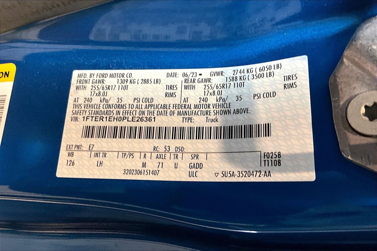 Used 2023 Ford Ranger XLT RWD image 20
