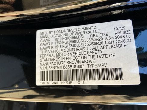 Used 2025 Honda Pilot Elite image 28