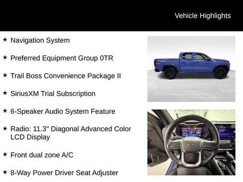 Certified 2025 Chevrolet Colorado Trail Boss AWD/4WD image 16