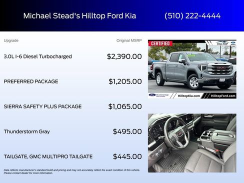 Used 2025 GMC Sierra 1500 SLE w/ Preferred Package AWD/4WD image 6