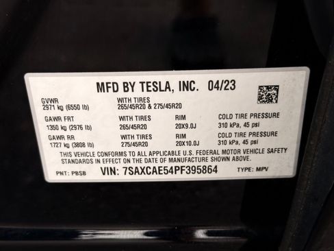 Used 2023 Tesla Model X AWD/4WD image 65