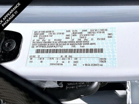 Used 2025 Ford F150 XLT w/ Equipment Group 302A MID AWD/4WD image 28