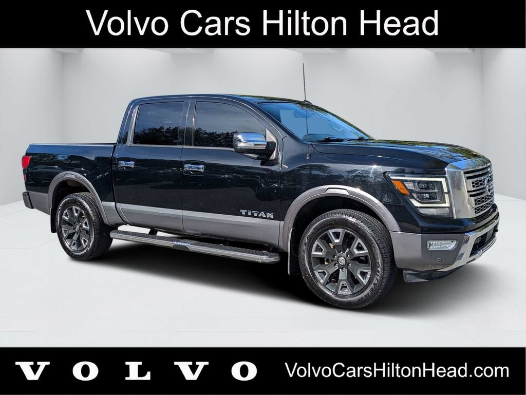 Used 2021 Nissan Titan Platinum Reserve w/ Moonroof Package AWD/4WD image 1