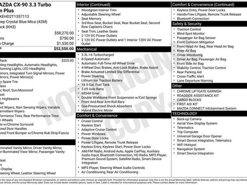 New 2026 MAZDA CX-90 3.3 Turbo w/ Premium Plus Pkg image 35