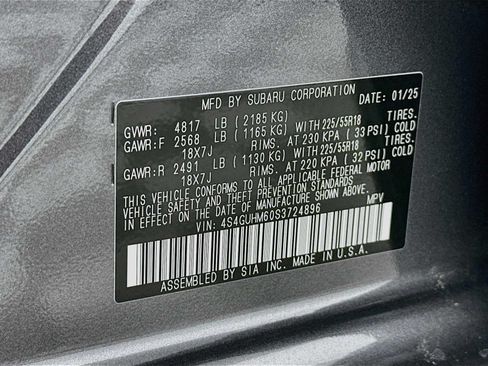 Certified 2025 Subaru Crosstrek 2.5i Limited w/ Popular Package #3A AWD/4WD image 29