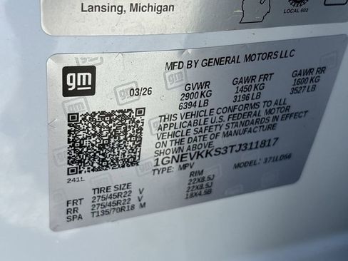 New 2026 Chevrolet Traverse High Country w/ LPO, Floor Liner Package AWD/4WD image 34