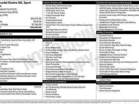 New 2026 Hyundai Elantra SEL Sport image 20
