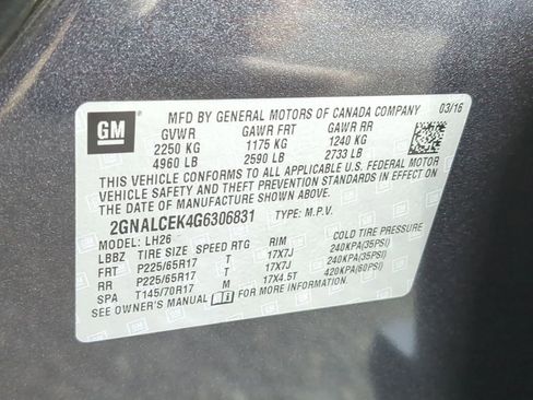 Used 2016 Chevrolet Equinox LT image 37