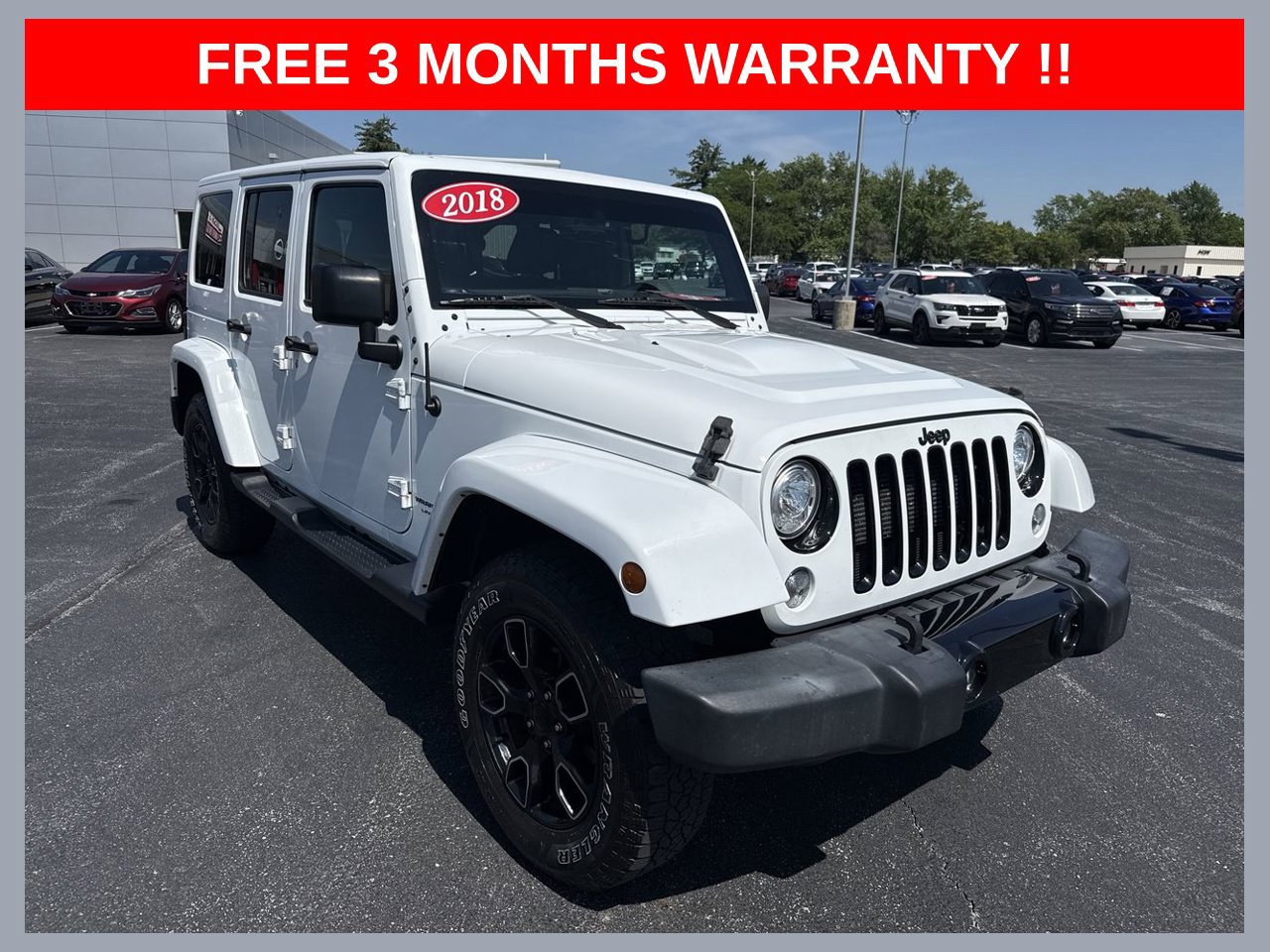 Used 2018 Jeep Wrangler Unlimited Sahara AWD/4WD image 1