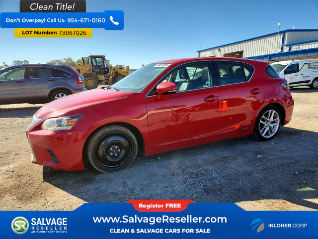 Used 2016 Lexus CT 200h w/ Navigation Package FWD image 1