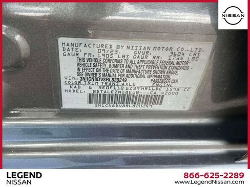 Used 2024 Nissan Versa S w/ Trunk Package image 17