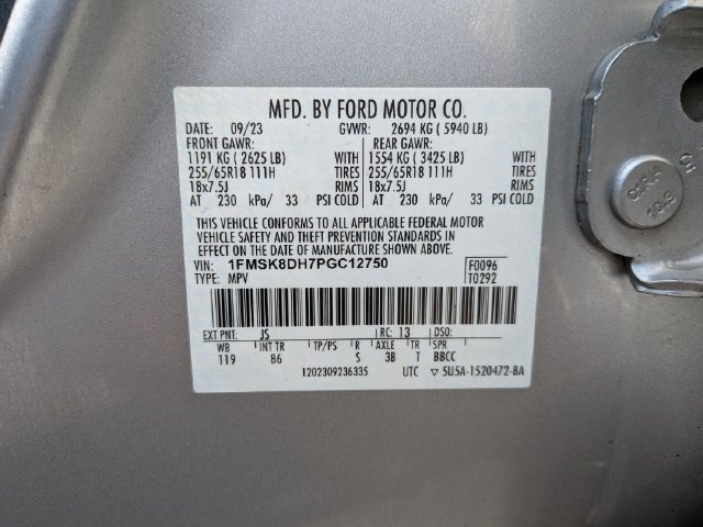 Certified 2023 Ford Explorer XLT AWD/4WD image 26