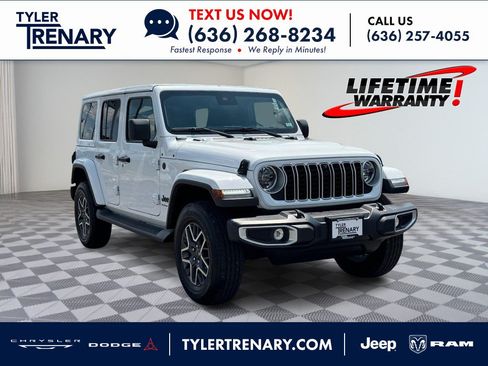 Used 2025 Jeep Wrangler Unlimited Sahara w/ Safety Group AWD/4WD image 1