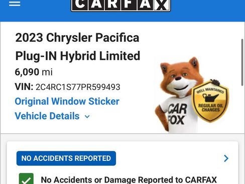 Used 2023 Chrysler Pacifica Limited w/ S Appearance Package image 6