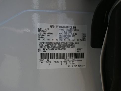 Used 2019 Ford Edge ST w/ Equipment Group 401A AWD/4WD image 28
