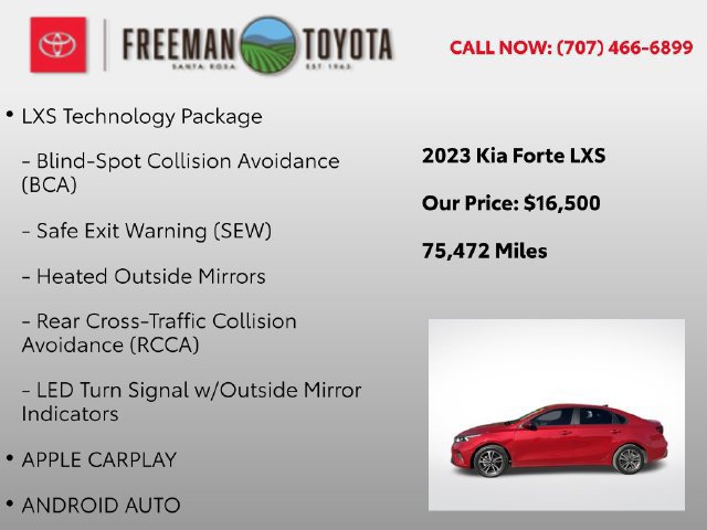Used 2023 Kia Forte LXS w/ LXS Technology Package FWD image 5