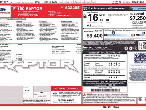 Used 2024 Ford F150 Raptor AWD/4WD image 49