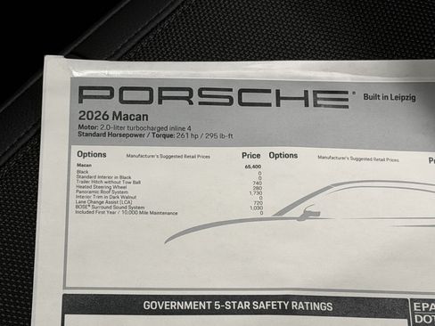 New 2026 Porsche Macan AWD/4WD image 57