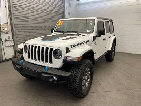 Used 2021 Jeep Wrangler Unlimited Rubicon 4xe w/ Steel Bumper Group AWD/4WD image 11