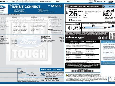 Used 2022 Ford Transit Connect XLT FWD image 4