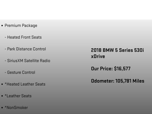 Used 2018 BMW 530i xDrive image 12